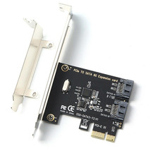 Pcie Pci-E To Sata 3.0 Internal 6Gbps 2-Port Expansion Controller Card Adapter - £22.83 GBP