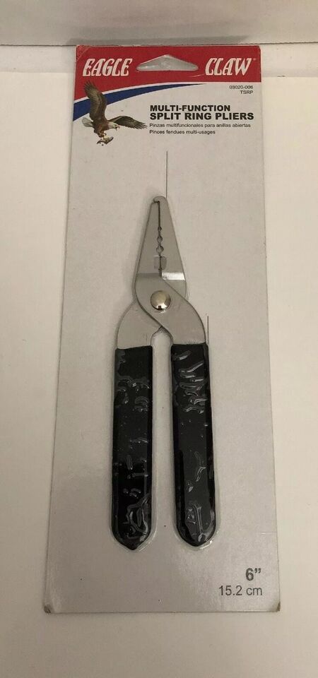 (Split Ring Pliers Chrome 1pc)Eagle Claw Split Ring Pliers (Chrome)SHIPS... - $3.84