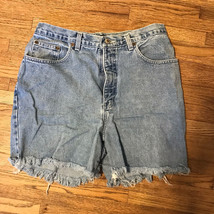 vintage 90s LIMITED Distressed Jean Cut Off Shorts Womens 13/14 High Rise - £3.30 GBP