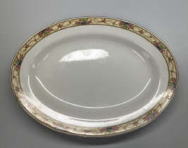 Johnson Bros England China Oval Serving Platter Floral w/Gold Trim - 10.75” - £7.84 GBP