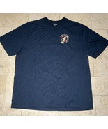 IZOD Saltwater Shirt 3XL Tall Blue Spell Out Golfer Outdoors EUC - $33.95 CAD