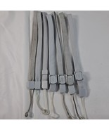 Nintendo Wii Remote Wrist Strap set 7 adjustable clasps grey gray - $449.28 MXN