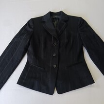 Antonio Melani Women's Black 3-Button Front Closed Pockets Blazer Jacket Size 2 image 14