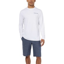 Hang Ten Men&#39;s Size 3XL Quick Dry UPF 50+ White Long Sleeve Sun Shirt NWT - £13.62 GBP