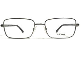 Prada Eyeglasses Frames VPR 63M 0AG-1O1 Burgundy Red Shiny Silver 52-17-140 - £94.92 GBP