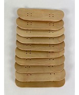 FINGERBOARD WOODEN TECH DECK SKATEBOARD NATURAL WOOD GRAIN  LOT OF 10 - $36.54 CAD