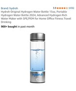 Original Hydrogen Water Bottle 15oz, Portable Hydrogen Water Bottle NO BOX - $1,271.20 MXN