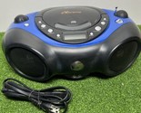 Memorex MP3851SP Blue 2Xtreme Boombox CD-Radio-Line In-Cord-Tested/Works - £50.88 GBP