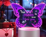 Mothers Day Gifts for Mom from Daughter Son Kids, Butterfly Night Light ... - $18.22