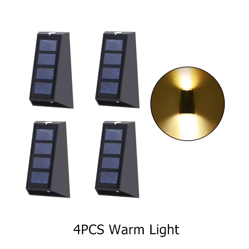 Own ip65 waterproof outdoor led lighting 7 color changing garden decor solar wall light thumb200