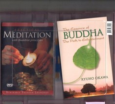 Buddhist Book &amp; DVD - Essence of Buddha &amp; Practical Meditation w/ Buddhism DVD - £35.51 GBP