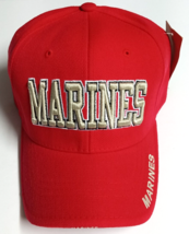 United States US Marines USMC Red Embroidered Eagle Logo Military Hat Ca... - $7.99