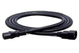 Hosa PWL-401.5 IEC C14 to IEC C13 Power Extension Cord, 1.5 Feet - £7.45 GBP+