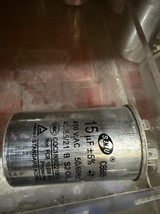 Senju CBB65 15µF Motor Run Capacitor 450V AC Non PCB - $545.14 MXN