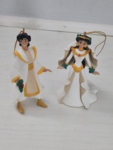 Vintage Disney Grolier Christmas Ornaments Aladdin and Princess Jasmine Lot of 2 - $20.53