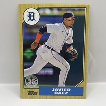 2022 Topps Update Series Baseball Javier Baez 1987 Anniversary 87TBU-19 Tigers - £1.57 GBP