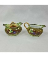 Gold China Sugar &amp; Creamer set made in Japan BBFV4 - £10.31 GBP