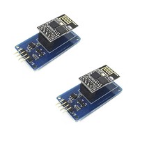 2Pcs Esp8266 Esp-01 Serial Wifi Wireless Adapter Module Dc3.3V 5V+2Pcs E... - £19.59 GBP