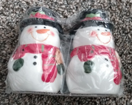 burton Christmas Snowmen Salt &amp; Pepper Shaker 9742394 - £8.79 GBP