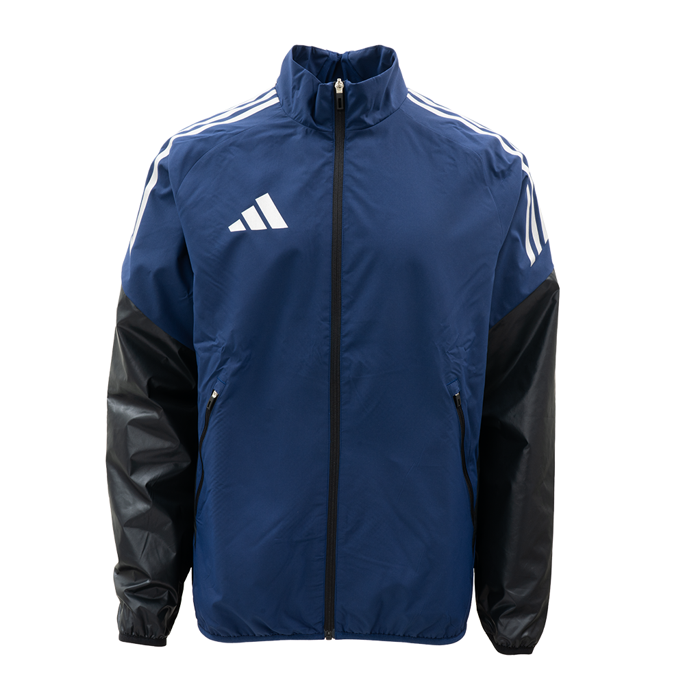 Adidas Windbreaker Jacket Men&#39;s Football Sports Training Top AsiaFit NWT... - $77.10