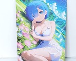Rem Floral Waifu Card Anime Girl Wall Art Oversized Board A5 - $22.76
