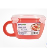 Sure Fresh Soup Container W/Clip Lock Closure/Vented Lid 3.94 Cups Pink - $9.78