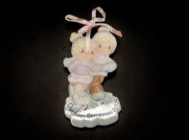 Avon Precious Moments Ornament, &quot;Our First Christmas Together&quot;, Porcelain Bisque - £5.44 GBP