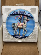 Rhodes Studio Bradford Ex. Carousel Horse Plate &quot;Spirited Stander&quot; 5th Issue COA - £13.02 GBP