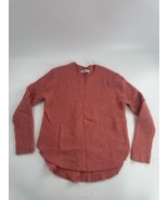 Womens Sweater Size Small Lightweight Tight Cable Knit  Peach Color - $30.62 CAD