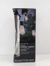 Hampton Bay 10-Bulbs 10 ft. Crackle Glitter String Light Outdoor/Indoor ... - £15.37 GBP