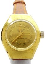 Nelson De Luxe Lifetime Main Spring Wind Up Leather Band Womans Vintage Watch - £38.92 GBP