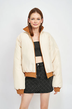 REVERSIBLE PUFFER JACKET - £94.36 GBP