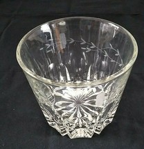 Vintage Clear Glass  candy bowl . Heavy,  5 1/2 tall , 6 1/2 wide - £7.58 GBP