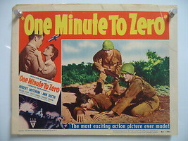 One Minute To ZERO-1952-ROBERT MITCHUM-WAR-DRAMA G - £25.55 GBP