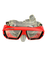 U.S. Divers Wrap Around Tempered Glass Red Goggles Scuba Mask Hawaii - $35.00