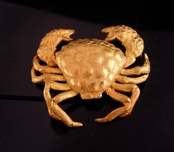 18kt gold Brooch / Buccellati crab pin / fine jewelry / 2&quot; figural / designer je - £3,327.61 GBP
