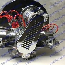 Chrome Louvered Pulley Fan Belt Guard For VW Beetle Engine - Trikes - Du... - £49.85 GBP