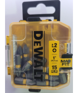 DEWALT MAX IMPACT 1 in. #2 Philips Bit (15-Piece) with Small Bulk Storag... - $22.14 CAD