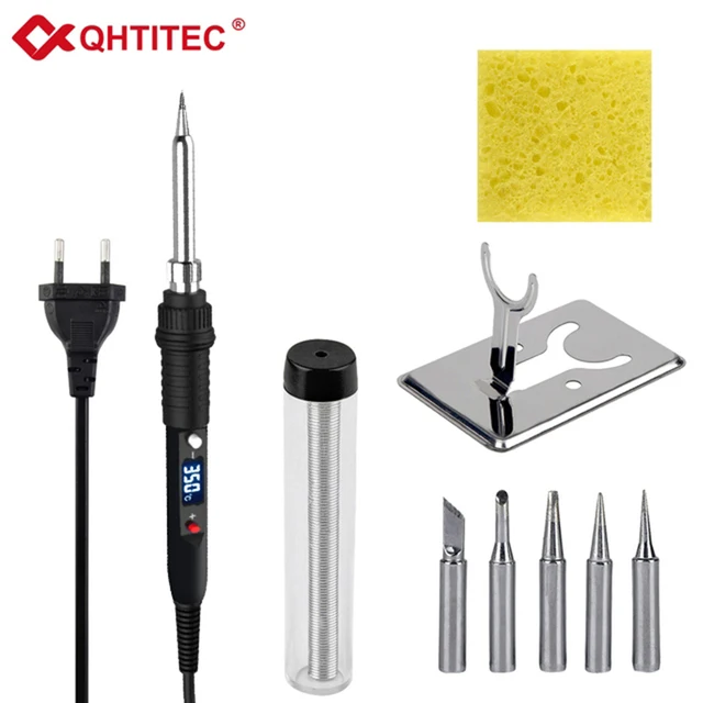 E electric soldering iron kit 220v 110v welding tip repair station with multimeter thumb155 crop