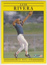 M) 1991 Fleer Baseball Trading Card - Luis Rivera #112 - £1.57 GBP