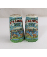 Vintage Wisconsin Stand Rock &amp; State Capitol 2.75&quot; Salt &amp; Pepper Shakers - $20.36 CAD