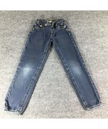I Love Justice Jeans Girls Size 10 R Low 100% Cotton Blue Button Waist M... - £7.81 GBP
