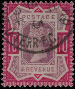 ZAYIX 1890 Great Britain 121 used 10p carmine rose &amp; lilac, Victoria 031... - £20.35 GBP