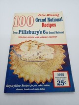 1955 Pillsbury 6th annual 100 grand national recipes 1A  - £9.11 GBP