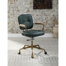ACME Siecross Office Chair, Emerald Green Leather - $727.99