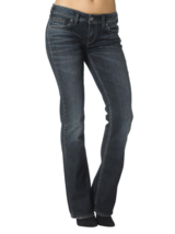 Silver Jeans - AIKO BABY BOOT Women&#39;s Blue Denim SAF457 - (28X28) - £11.91 GBP