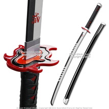 40” ABS Plastic Blade Tanjiro Kagura Nichirin Katana Samurai Sword Demon Anime - £19.76 GBP