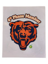 NFL Chicago Bears 4th Phase Member BP Gas Vinyl Vehicle Car Window Decal Promo - £3.78 GBP