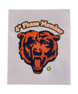 NFL Chicago Bears 4th Phase Member BP Gas Vinyl Vehicle Car Window Decal... - $4.82