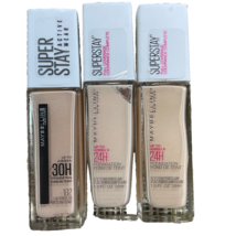 Maybelline 102 Fair Porcelain Super Stay Foundation Full Coverage Set of 3 - $25.77